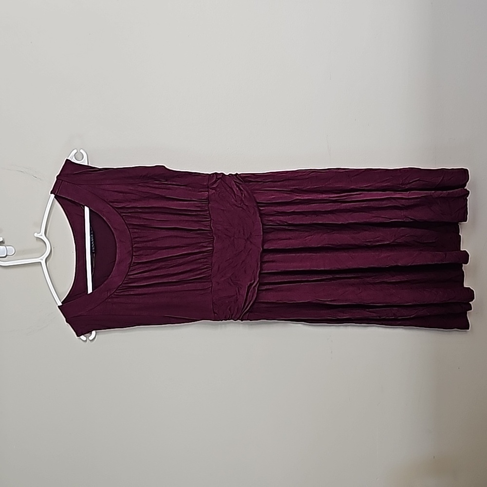 Maroon tshirt dress